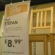 Stef is delighted to share his name with an item of cheap Ikea furniture